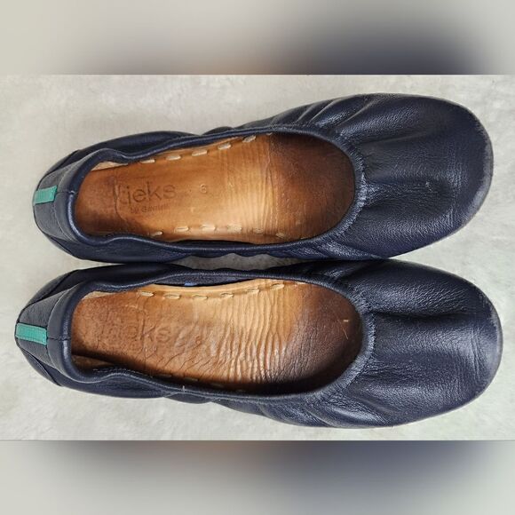 Tieks navy blue Leather Ballet Flats Size 6 - Picture 9 of 9
